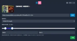 biliCut视频剪辑提取工具｜免下载在线裁剪抖音/B站/YouTube片段，支持多平台+多格式！